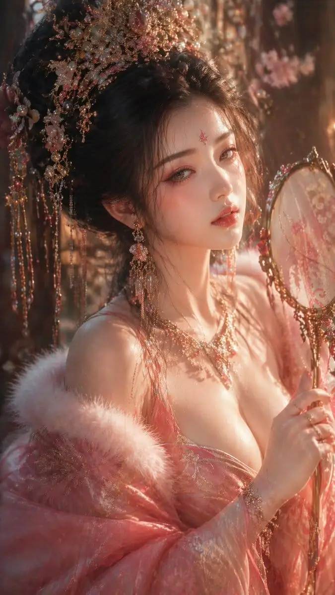唐风CG插画:东方美人电影级肖像