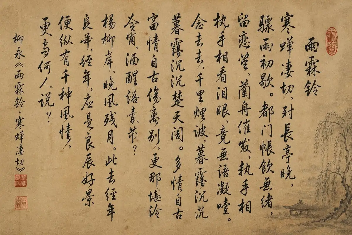 中国书法诗词卷轴·宋韵仿古