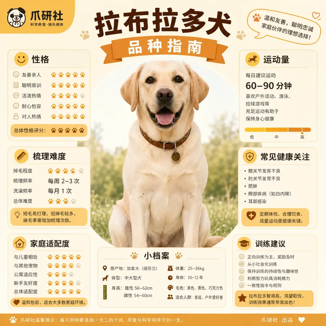 爪研社拉布拉多犬指南