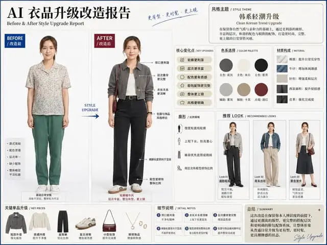 穿搭-衣品升级改造报告