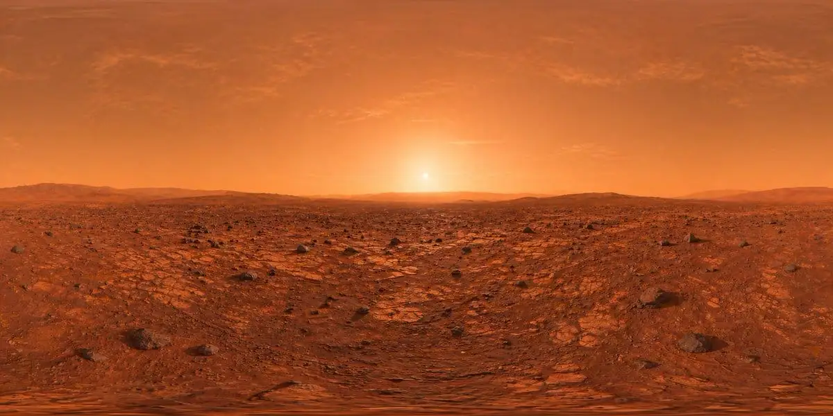 一键生成火星唯美全景图