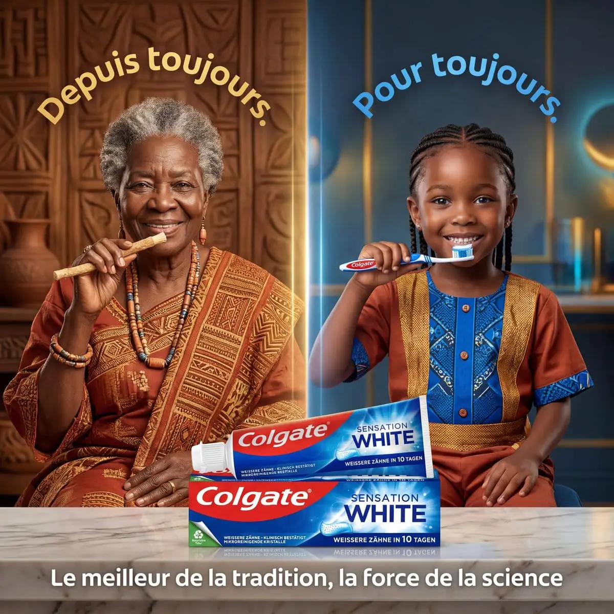 Colgate 传统与科学广告大片
