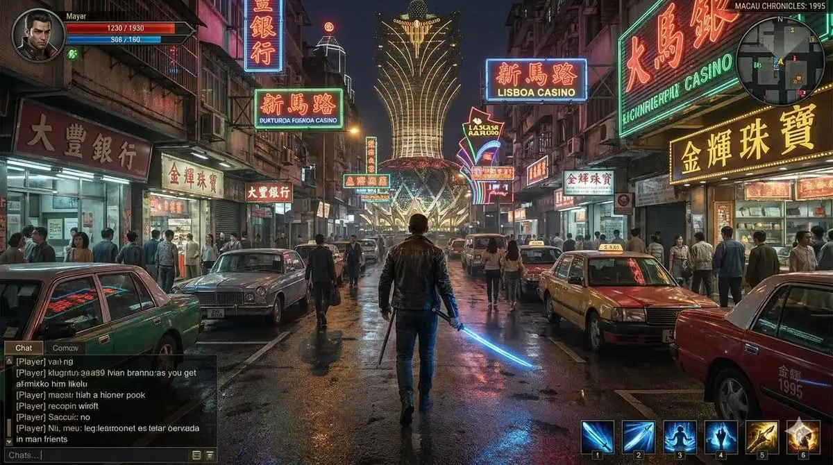 霓虹澳门·街头战斗HUD