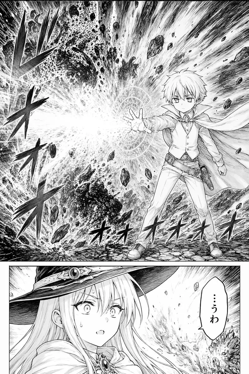 奇幻漫画魔法爆发页面 | 少年法师战斗分镜