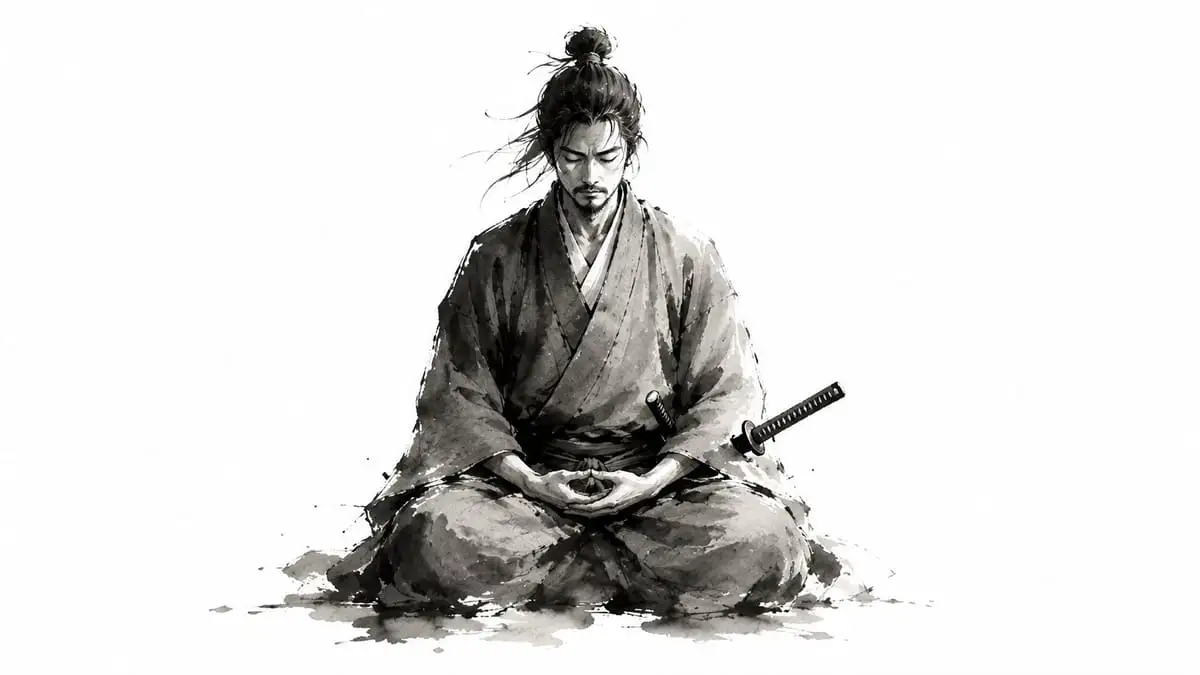 禅意日式水墨风|极简留白AI绘画