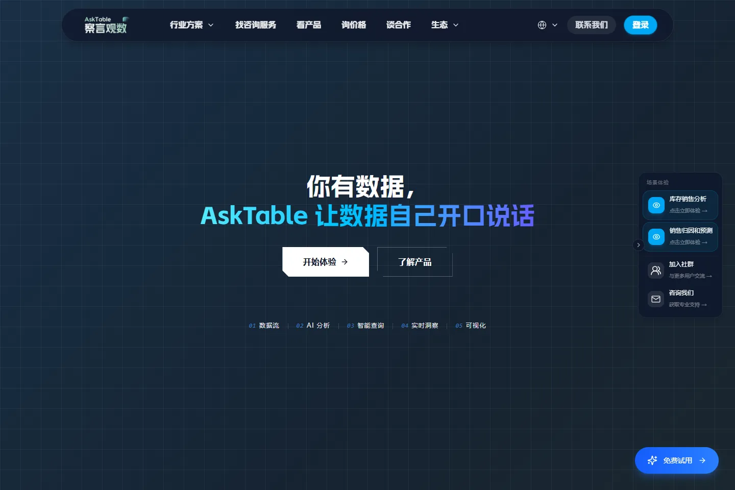 Asktable 截图