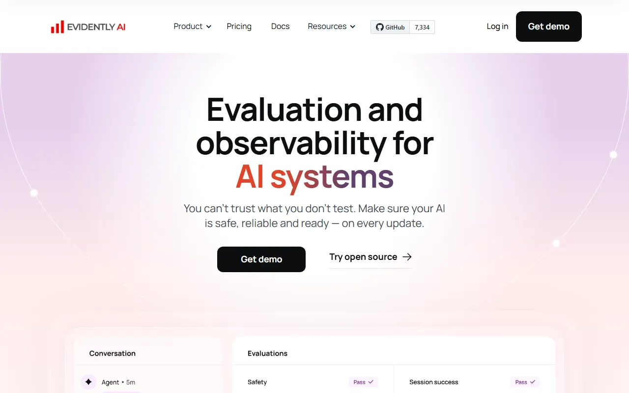 Evidentlyai 截图