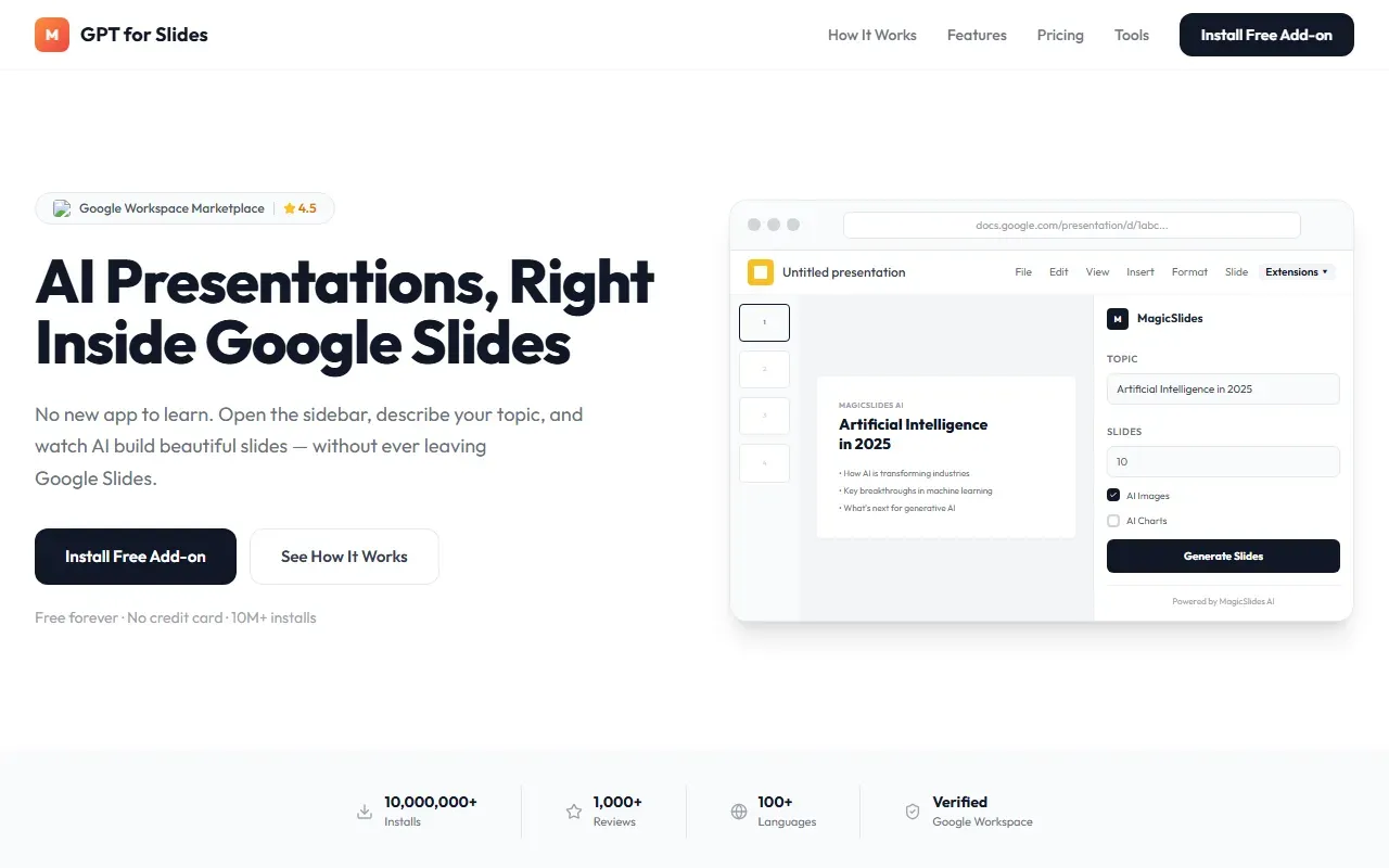 GPTforSlides 截图