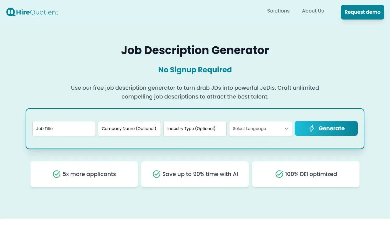 Hirequotient 截图