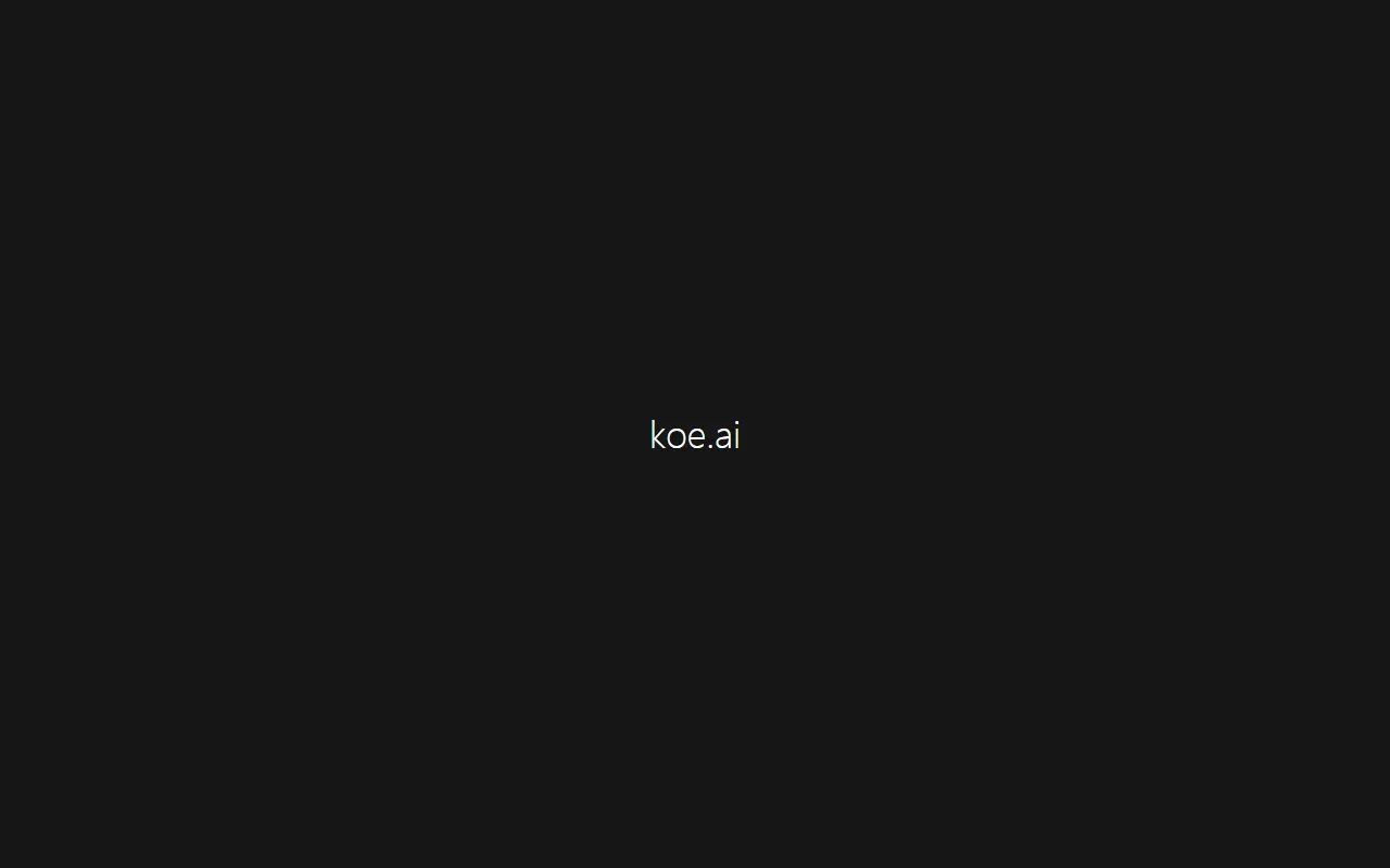 Koe 截图