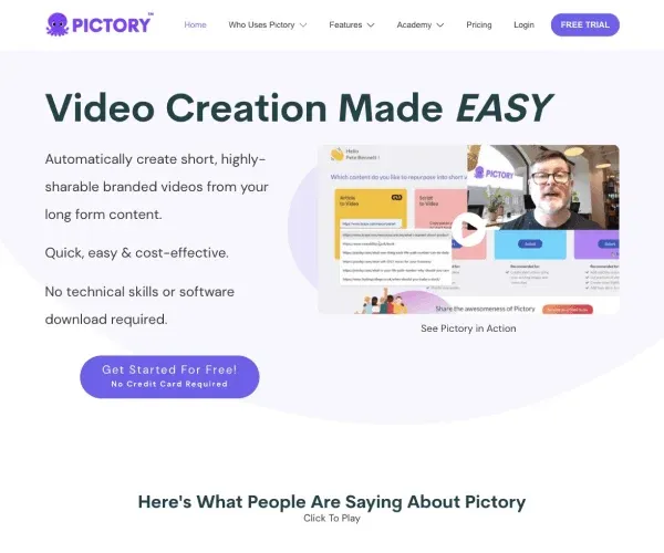 Pictory 截图