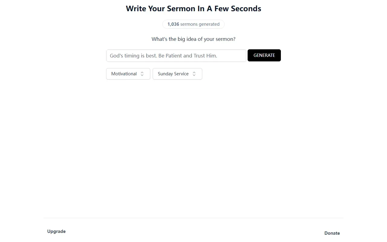 SermonGPT 截图