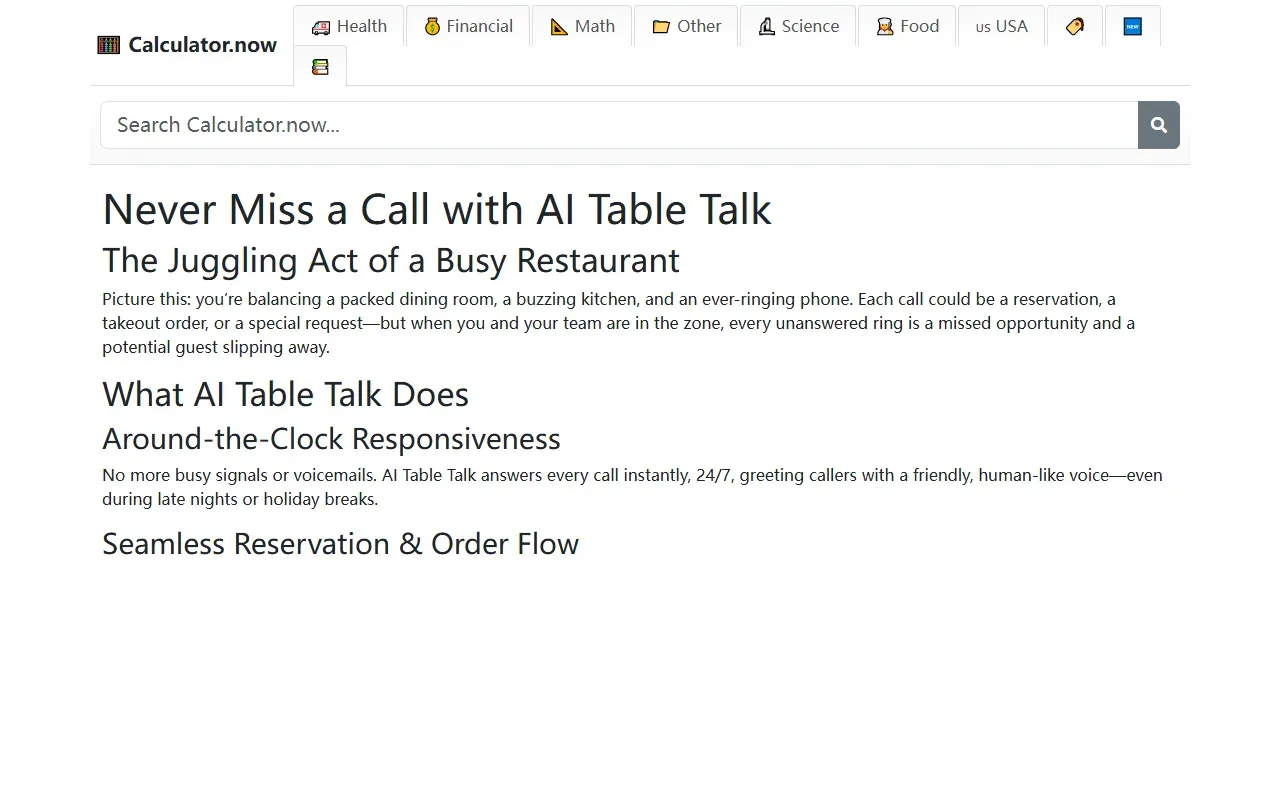 TableTalk 截图