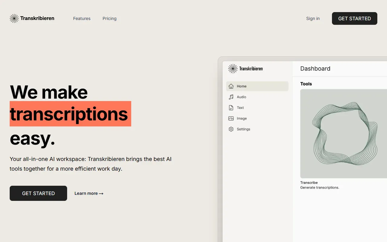 Transkribieren 截图