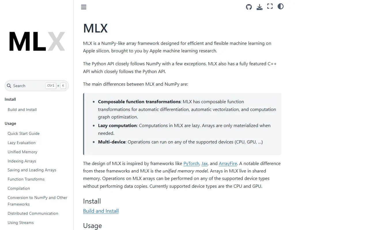 MLX 截图