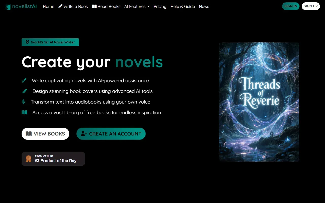 NovelistAI 截图